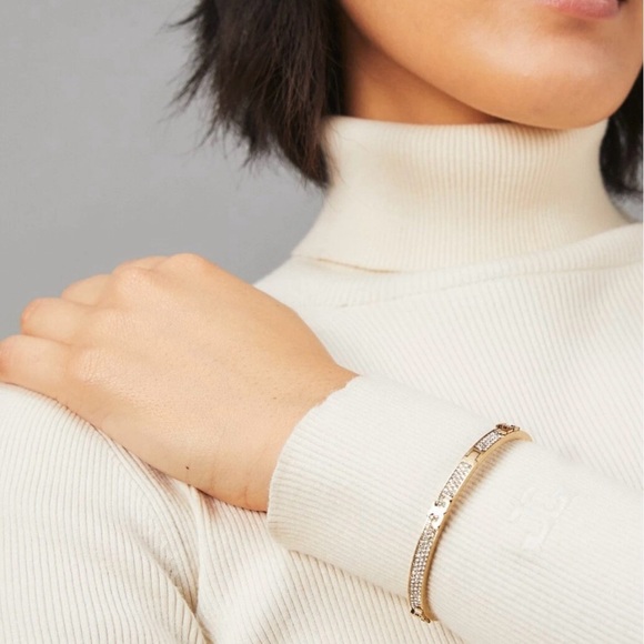 Tory Burch gold bracelet with diamond - Picture 4 of 9